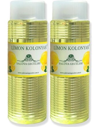 Yalova Geceleri 80 Derece Limon Kolonya 2x400 ml