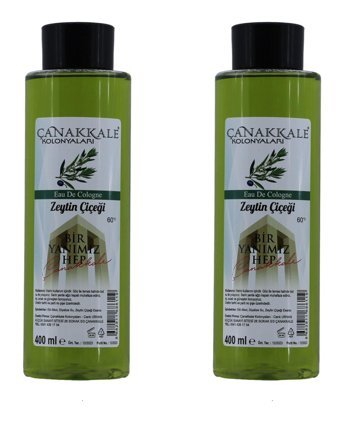 Çanakkale Kolonyaları Zeytin Çiçeği Kolonya 2x400 ml