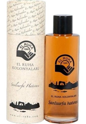El Ruha 60 Derece Kahve Cam Şişe Kolonya 500 ml