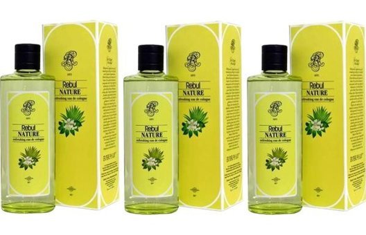 Rebul Nature İtalyan Çiçeği Cam Şişe Kolonya 3x270 ml