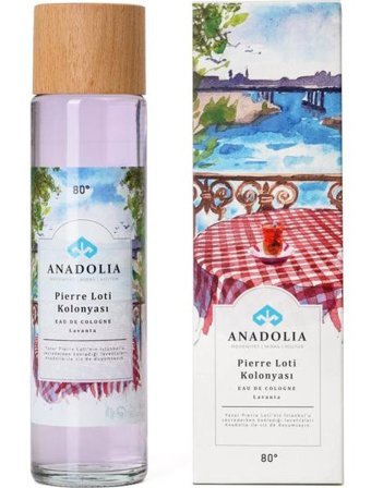 Anadolia 80 Derece Lavanta Cam Şişe Kolonya 180 ml