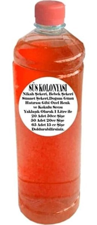 Vip Kırmızı Yasemin Kolonya 1 lt