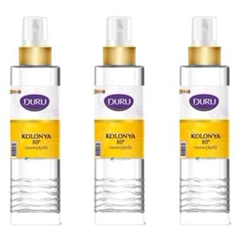 Duru 80 Derece Limon Kolonya 3x150 ml