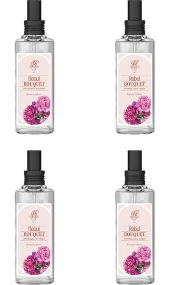 Rebul Bouquet Çiçeksi Kolonya 4x50 ml
