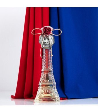 Platin Eyfel Kulesi Limon Cam Şişe Kolonya 250 ml