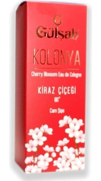 Gülşah 80 Derece Kiraz Çiçeği Cam Şişe Kolonya 250 ml
