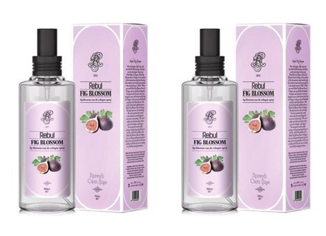 Rebul Fig Blossom İncir Sprey Cam Şişe Kolonya 2x100 ml