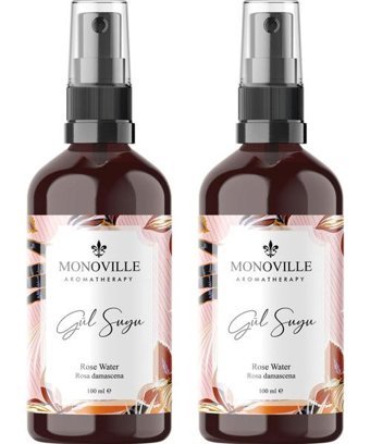 Monoville Doğal Gül Kolonya 2x100 ml