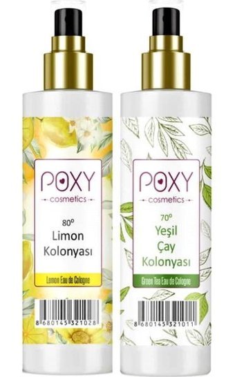 Poxy 80 Derece Yeşil Çay Kolonya 100 ml