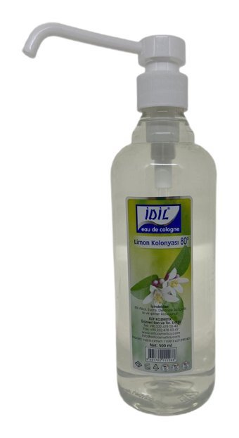 İdil 80 Derece Limon Sprey Kolonya 500 ml