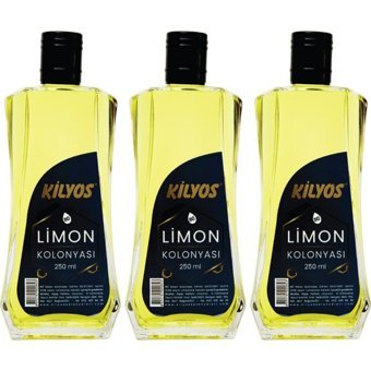 Kilyos Limon Cam Şişe Kolonya 3x250 ml