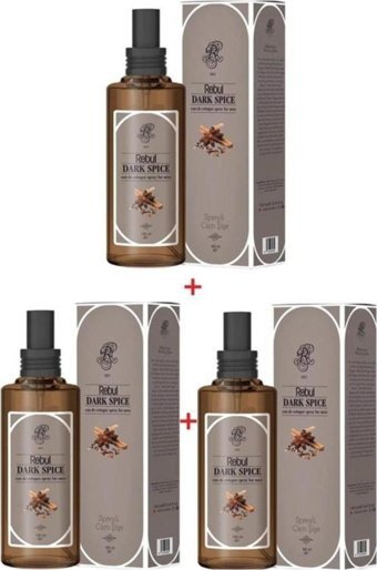 Rebul Dark Spice Kolonya 3x100 ml