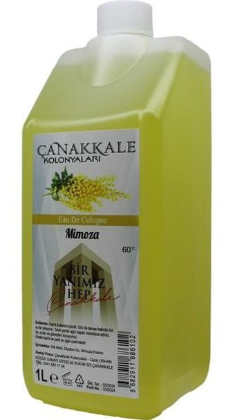 Çanakkale Kolonyaları Mimoza Çiçeği Kolonya 1 lt