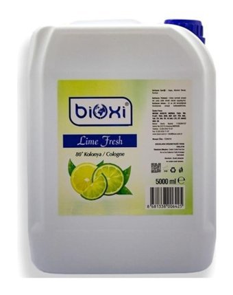 Bioxi 80 Derece Lime Fresh Kolonya 5 lt