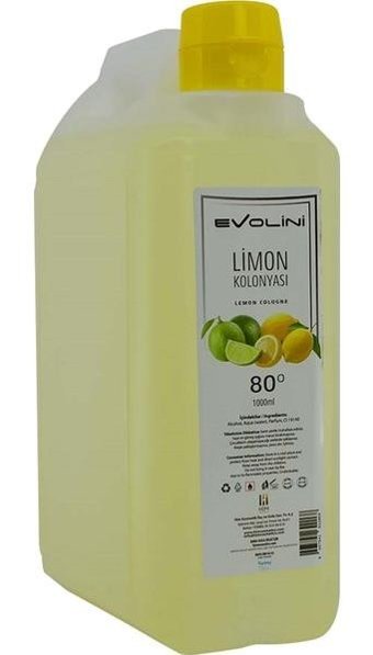 Evolini 80 Derece Limon Kolonya 1 lt