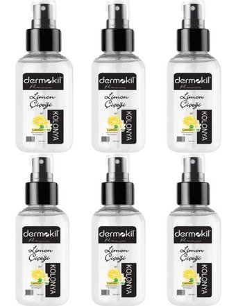 Dermokil Limon Çiçeği Sprey Kolonya 6x100 ml