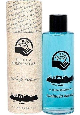El-Ruha Mavi Altın Cam Şişe Kolonya 500 ml