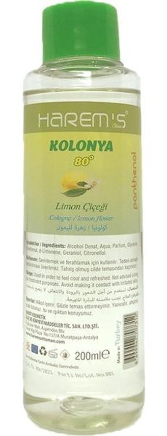 Harems Limon Kolonya 200 ml