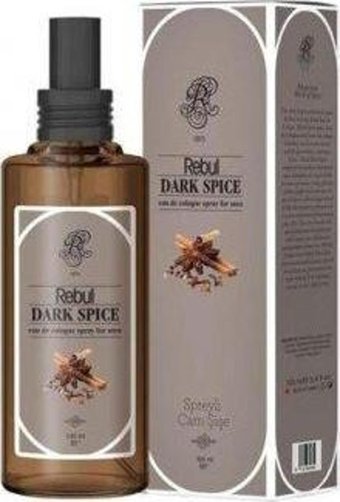 Rebul Dark Spice Sprey Cam Şişe Kolonya 100 ml