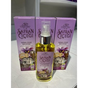 Turistik Klasik Safran Sprey Cam Şişe Kolonya 3x100 ml