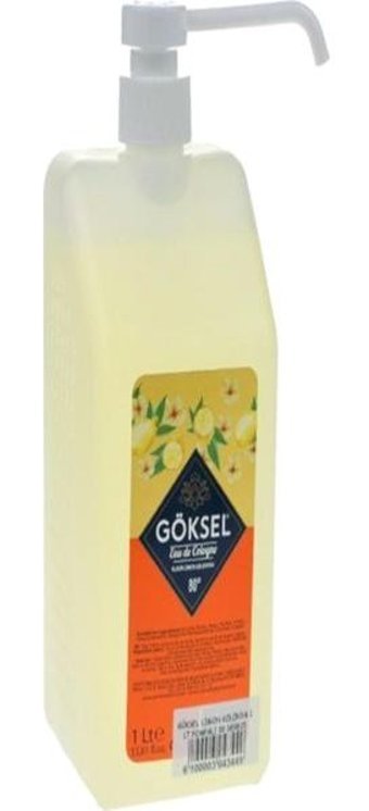 Göksel 80 Derece Limon Kolonya 1 lt