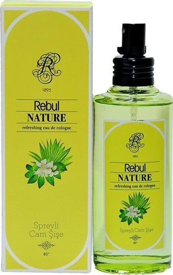 Rebul 80 Derece İtalyan Çiçeği Sprey Cam Şişe Kolonya 100 ml