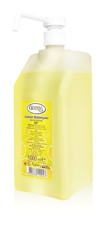Özyeşil 80 Derece Limon Sprey Kolonya 1 lt