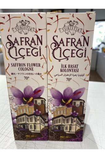 Turistik İlk Hasat Safran Çiçeği Kolonya 2x200 ml