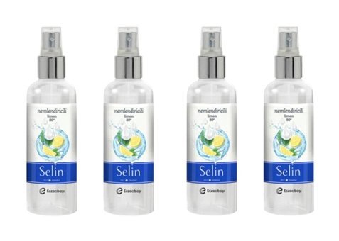 Selin Nemlendiricili Limon Sprey Kolonya 4x100 ml