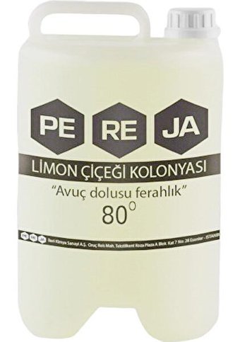 Pereja 80 Derece Limon Kolonya 5 lt
