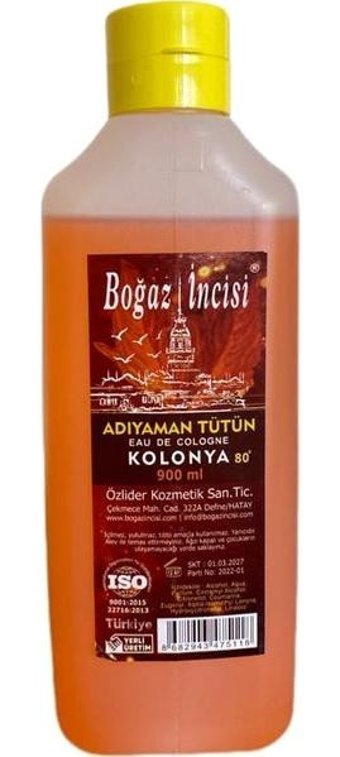 Boğaz İncisi Tütün Kolonya 900 ml