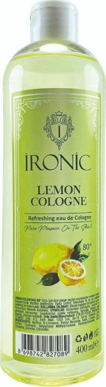 Ironic Dökme Kolonya 400 ml