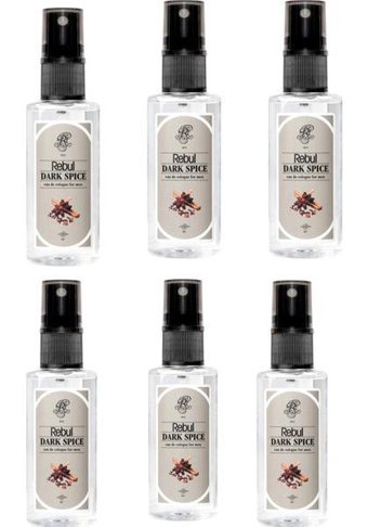 Rebul Dark Spice Kolonya 6x50 ml