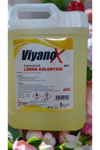 Viyanox Nemlendiricili Limon Kolonya 5 lt