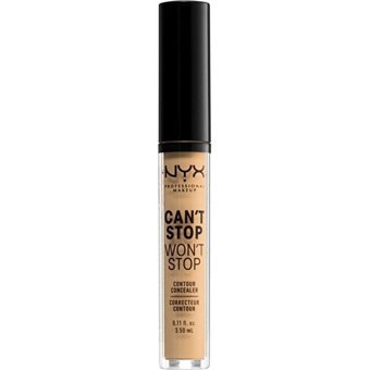 Nyx Stop Won'T Stop Alabaster Göz Altı ve Yüz Likit Fırça Kapatıcı