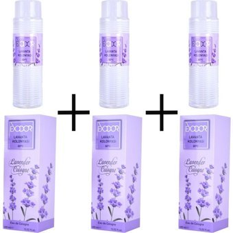 Exodor Lavanta Kolonya 3x400 ml