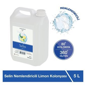 Selin Nemlendiricili Limon Kolonya 5 lt