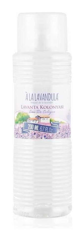 A La Lavandula Lavanta Cam Şişe Kolonya 200 ml