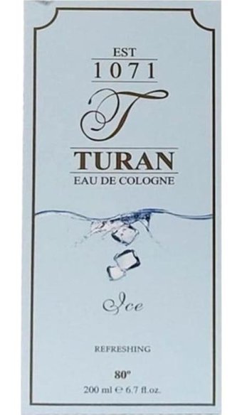 Turan 80 Derece Ice Kolonya 200 ml