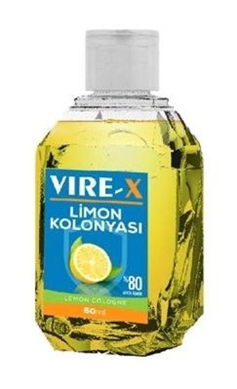 Vire-X 80 Derece Limon Kolonya 50 ml