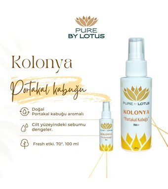 Pure By Lotus Doğal Portakal Kolonya 100 ml