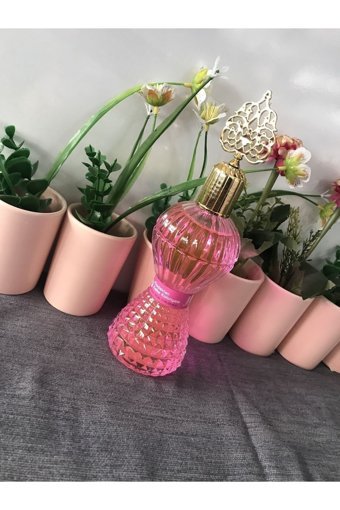 Büyük Atik Dudaktan Kalbe Parfümlü Cam Şişe Kolonya 225 ml