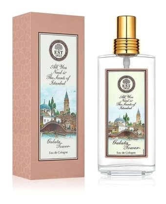 Eyüp Sabri Tuncer Galata Tower Sprey Cam Şişe Kolonya 150 ml