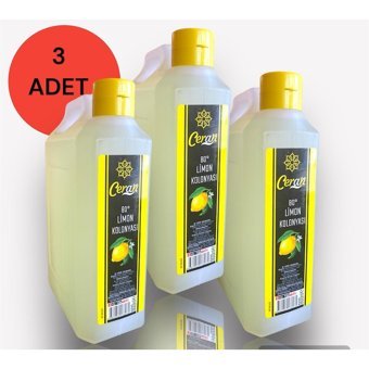 Ceran 80 Derece Limon Kolonya 3x900 ml