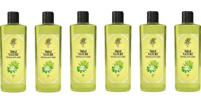 Rebul Nature İtalyan Çiçeği Cam Şişe Kolonya 6x270 ml