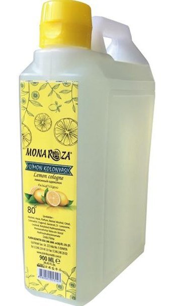 Mona Roza 80 Derece Limon Kolonya 900 ml