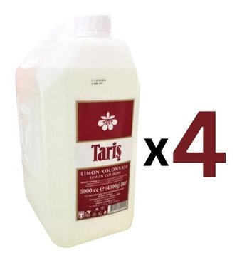 Tariş 80 Derece Limon Kolonya 4x5 lt