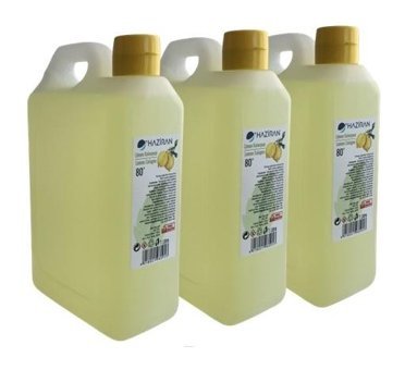 Haziran 80 Derece Limon Kolonya 3x1 lt