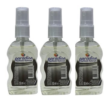 Paradise Parfümlü Sprey Kolonya 3x50 ml