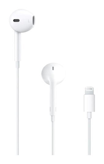 Lucatech Apple Uyumlu Mikrofonlu Lightning Kablolu Kulaklık Beyaz
